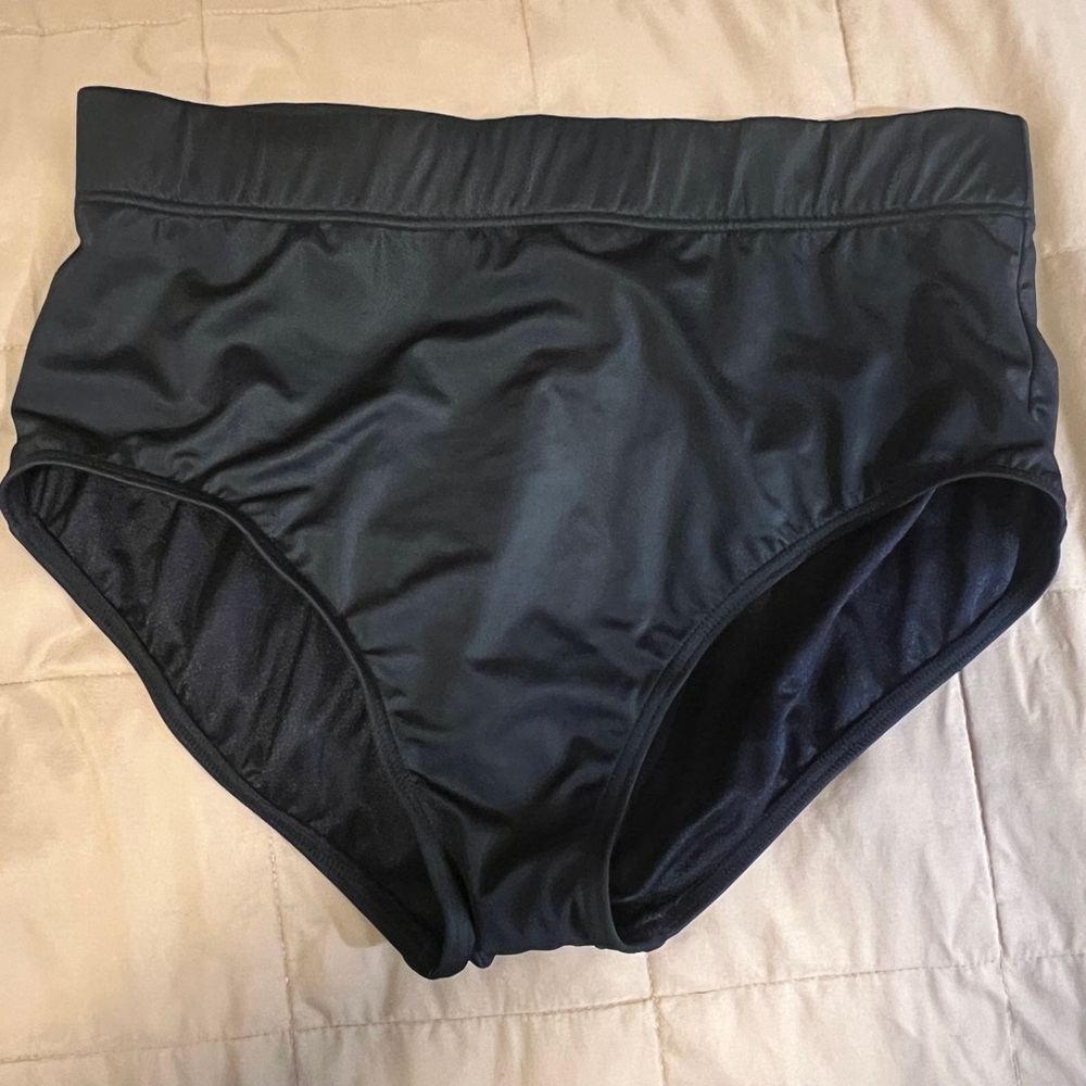 Dreamsuit by Miracle Brands Bikini Bottom High Waist Black Basic Size 16W